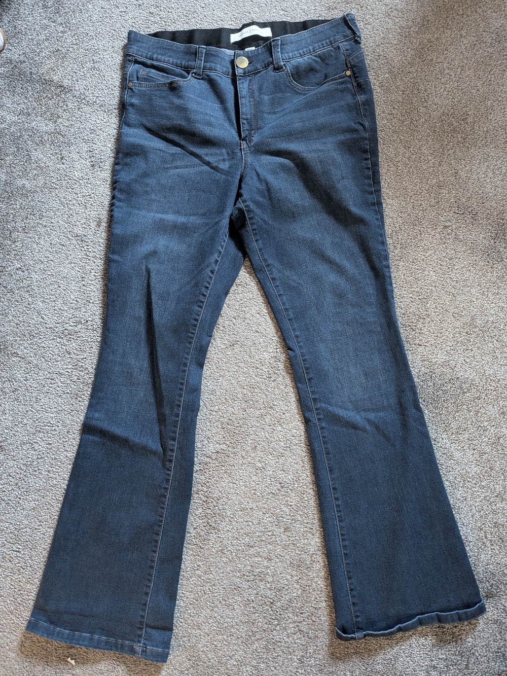Vintage America Dark Indigo Bootcut Jeans